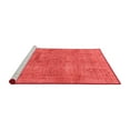 thumbnail image 2 of Ahgly Company Machine Washable Indoor Square Abstract Red Modern Area Rugs, 5' Square, 2 of 4