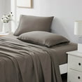 thumbnail image 2 of Stylish Pleated Hem 21-inch Extra Deep Pocket Comfortable Microfiber Sheet Set by Southshore Fine Linens, 2 of 4
