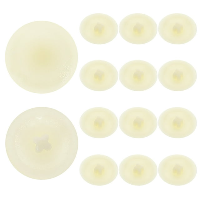 unbranded 500Ud Tapas Plásticas Beige Para Tornillos Decorativas Para Muebles Y Gabinetes