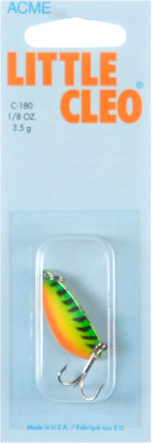 Acme Tackle Little Cleo Spoon 1/8oz Fire Tiger