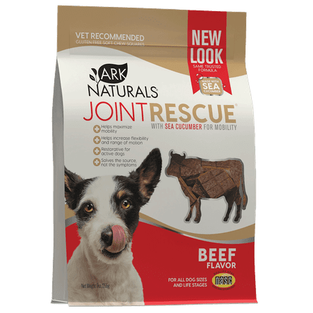 UPC: 0632634200015 | Ark Naturals Sea Mobility Joint Rescue Beef Jerky for Dogs  9 oz