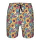 thumbnail image 3 of Fotbe colorful Skull sunflower Trajes de Baño Estampados para Hombre, Shorts de Verano de Secado Rápido, Ropa de Playa, Bañadores-XX-Large, 3 of 6