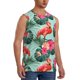 thumbnail image 2 of Balery Palm Leaves Flamingo Camisetas sin mangas para hombre, absorbe la humedad y protege contra el mal olor.-Medium, 2 of 7