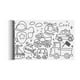 thumbnail image 5 of Rollo de papel para colorear Zulema 2 uds hojas para colorear de pared 30cm x 300cm dibujo artístico DIY EstiloD, 5 of 8