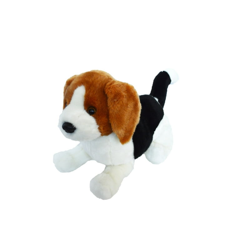 FRANKIEZHOU Beagle Stuffed Animal,Realistic Stuffed Dog,Puppy Dog  Plush,Stuffed Animals for Boys Girls, Beagle Gifts for Kids,Home Decor 8”