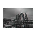 thumbnail image 3 of Moscow Black And White Skyline Canvas Artwork Breathtaking Stunning Cityscape for Home Decor Ready to Hang, 3 of 18