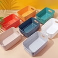 thumbnail image 1 of Caja de almacenamiento de artículos diversos, caja de plástico para escritorio de oficina, cesta de almacenamiento de cosméticos, cesta de almacenamiento de cocina, caja de almacenamiento de, 1 of 5