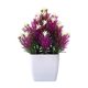 thumbnail image 2 of Artificial Silk Flower Arrangement in Weighted Pot for Home Office Decor - 1 Piece, 2 of 6