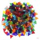 thumbnail image 1 of Piezas de de mosaico de vítreo triangular de 320g para manualidades infantiles de 14 mm, 1 of 9