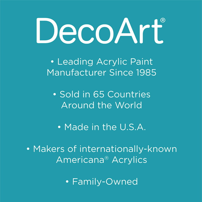 DecoArt Dazzling Metallics Acrylic Colors, Festive Red - 2 oz. Bottle –  innovationssa