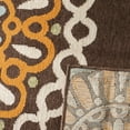 thumbnail image 6 of SAFAVIEH Veranda Axum Geometric Indoor/Outdoor Area Rug, Chocolate/Terracotta, 6'7" x 6'7" Square, 6 of 8