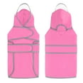thumbnail image 4 of HDE Dog Raincoat with Clear Hood Poncho Rain Jacket for Small Medium Large Dogs Pink L, 4 of 7