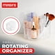thumbnail image 2 of Organizador de maquillaje giratorio pequeño Masirs: una solución de almacenamiento de cosméticos pequeña pero espaciosa con múltiples compartimentos. El carrito de maquillaje giratorio perfecto para t, 2 of 5