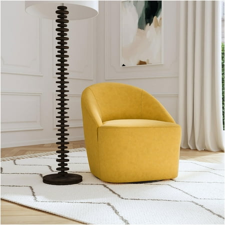 jerfit modern mustard yellow swivel product
