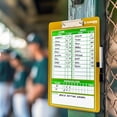 thumbnail image 6 of Cannon Sports Dry Erase Coaches Board with Marker - Double-Sided Dry Erase Coaching Board for Baseball, Basketball, Football, Soccer, and Hockey - Perfect for Practices and Games (Baseball), 6 of 11
