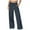 *Navy, variant on ClodeEU Women's Pants ,High Waisted Drawstring ,Waist Wide Leg Sweatpants with Pockets, Casual Loose Pants Army Green,Womens Plus S