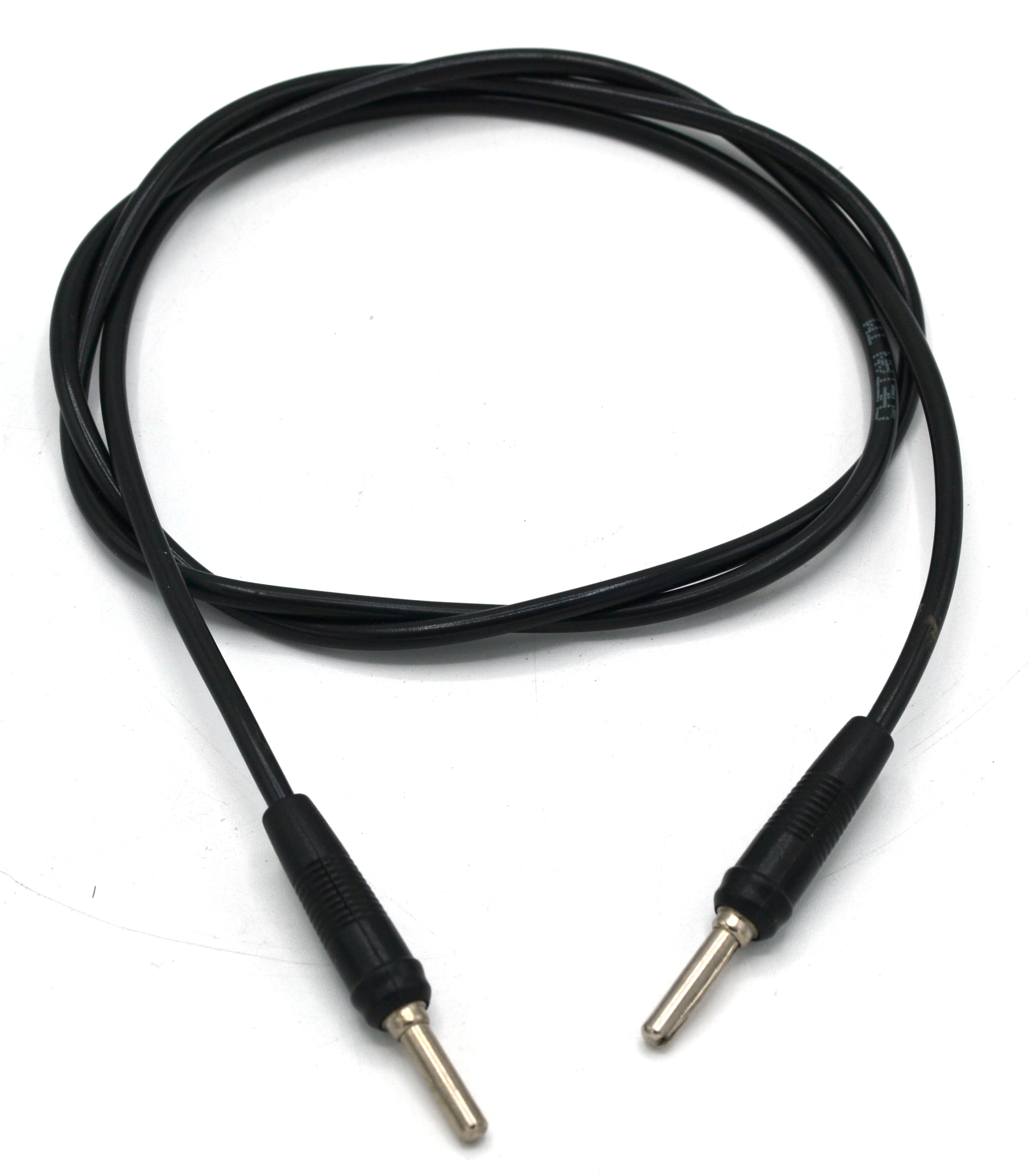 Black Double sided 4mm Connecting lead 1000mm (39.37') Single lead Eisco labs