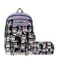 thumbnail image 4 of 2PC-SET Printed Kuromi School Bag Backpack Pencil Case Sports Backpack Lightening Zipper Shoulders Outdoor Bag, 4 of 7