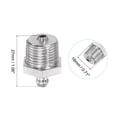 thumbnail image 2 of Unique Bargains Raccord Hydraulique Droit en Acier Inoxydable Filetage G3/8, 2 of 6