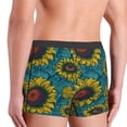 thumbnail image 3 of Uemuo Sunflowers Pattern Men's Boxer Briefs,Trunk Anti-Chafing,Comfortable, Durable, and Stylish Underwear-, 3 of 9