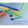 thumbnail image 3 of Atopo 18 Pieces Plastic Zipper Clear Pouches School Office Supplies, Puzzles & Games Storage, 3 of 4