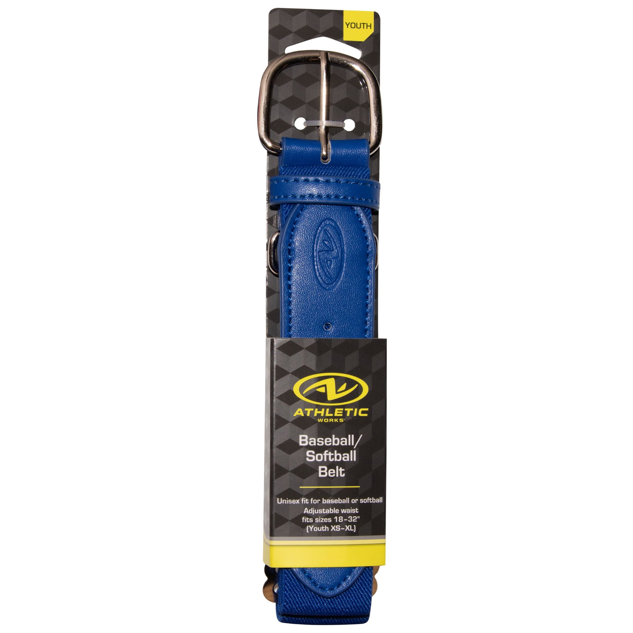 Athletic Works Youth Adjustable Baseball/Softball Belt, Blue