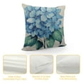 thumbnail image 4 of Fenyluxe Hydrangea Pillow Covers Summer Throw Pillow Covers Blue Spring Flower Floral Cushion Covers Square Pillow Cases for Couch Sofa Patio Outdoor Home Decorations, 4 of 5