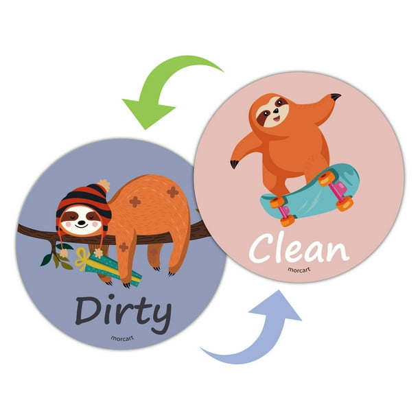 Clean Dirty Dishwasher NonScratch Sticker Indicator