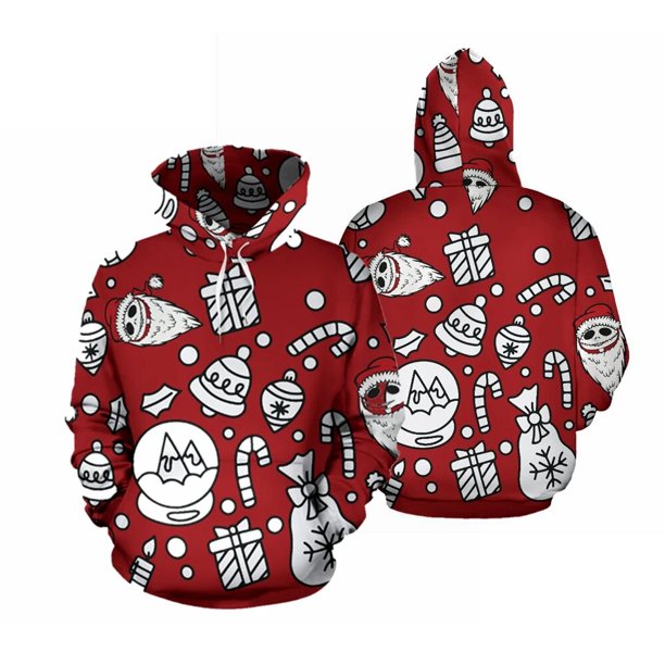 Sudaderas con capucha 3D de Navidad para hombre, disfraz de pesadilla, sudaderas de Anime, ropa de calle para hombre y mujer, Jersey divertido con capucha