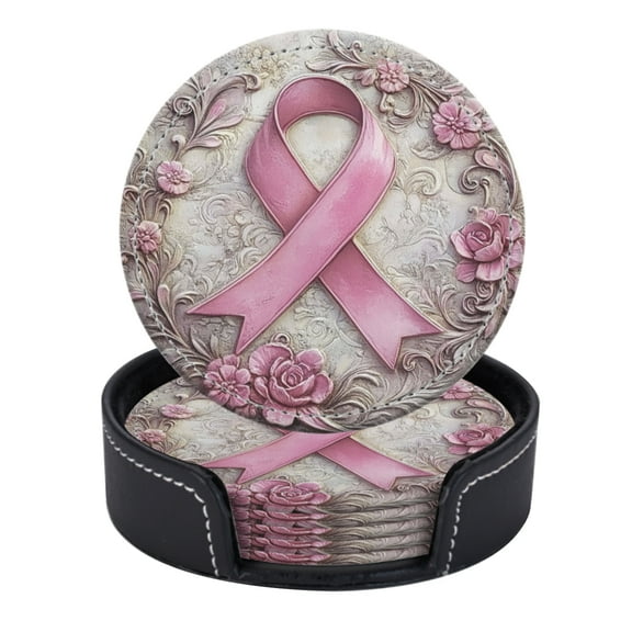 Pink Ribbon Symbolizing Cancer Awareness