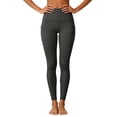 thumbnail image 5 of felwors High Waisted Leggings with Pockets Women, Full Length Capri Buttery Soft Stretchy Yoga Pants (Dark Gray, XXL), 5 of 9