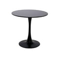 thumbnail image 6 of Homy Casa Modern Round Dining Table for Small Apartment Kitchen or Breakfast Nook, Black, 6 of 7