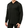 thumbnail image 1 of SHCKE Men's Sport Hooded Shirt Quick Dry Running Long Sleeve Gym Muscle Bodybuilding Hoodies, 1 of 6