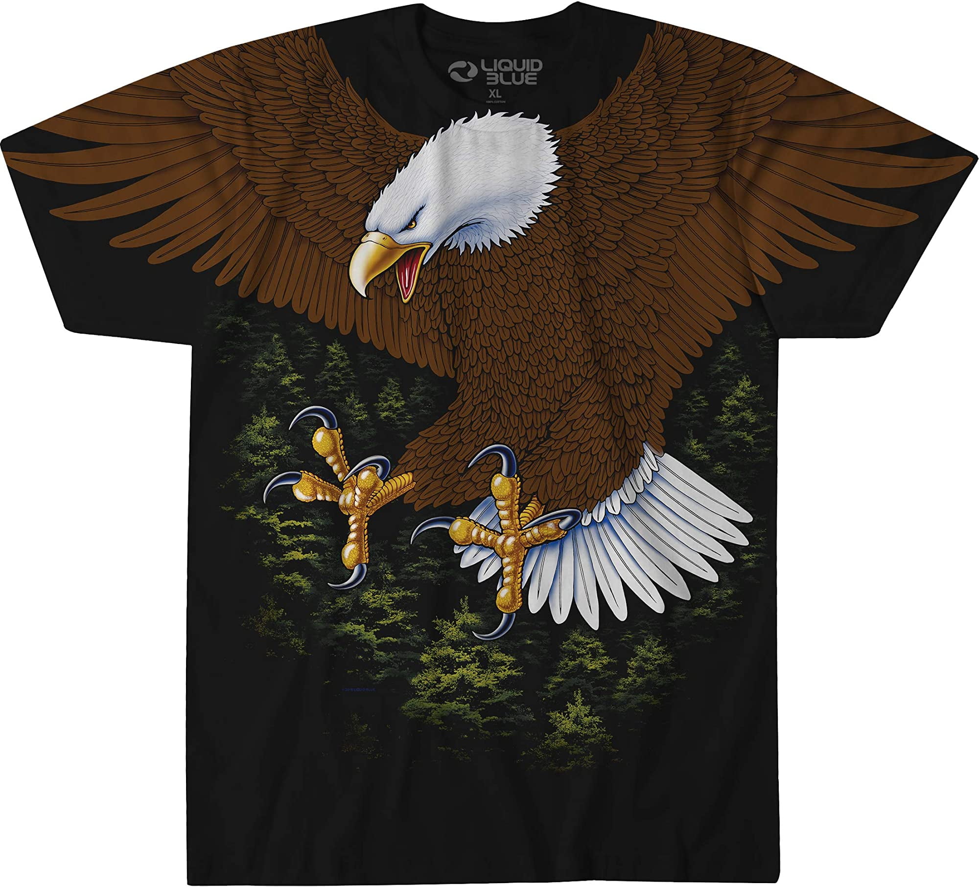 liquid blue eagle tee