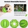 thumbnail image 4 of Pelota de juguete para perros, pelota de juguete no tóxica resistente a las mordeduras para perros, cachorros y gatos, alimentador de golosinas para perros y mascotas, pelota de limpieza de dientes, 4 of 7