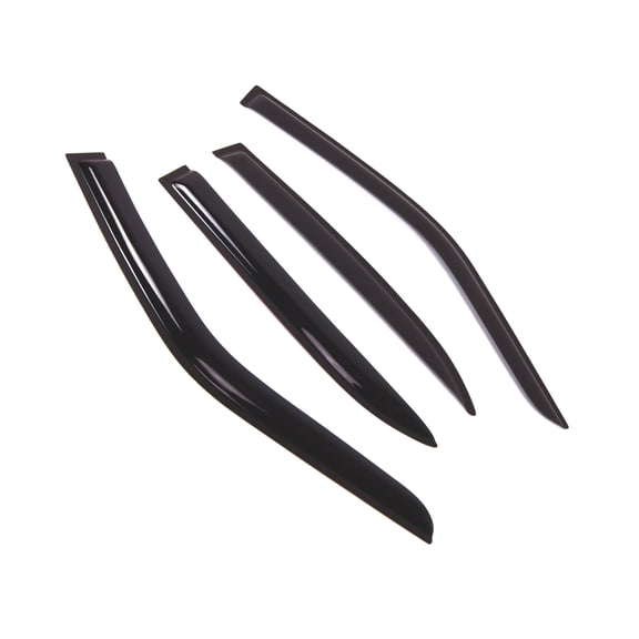 TuningPros Outside Mount Window Visor Deflector Smoke Tinted 4 Pcs Set For 1992-1999 Mercedes S320 S350 S420