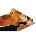 thumbnail image 2 of Rwraps Orange Agate Gemstone Paprika Swirls Gloss Vinyl Film Wrap 59in x 1ft Vinyl Vehicle Car Film, 2 of 9
