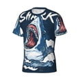 thumbnail image 3 of Rocae Shark for Men's Moisture-Wicking Crew Tee - T-Shirt for Sports, Outdoor Activities, and Casual Wear3X-Large, 3 of 9