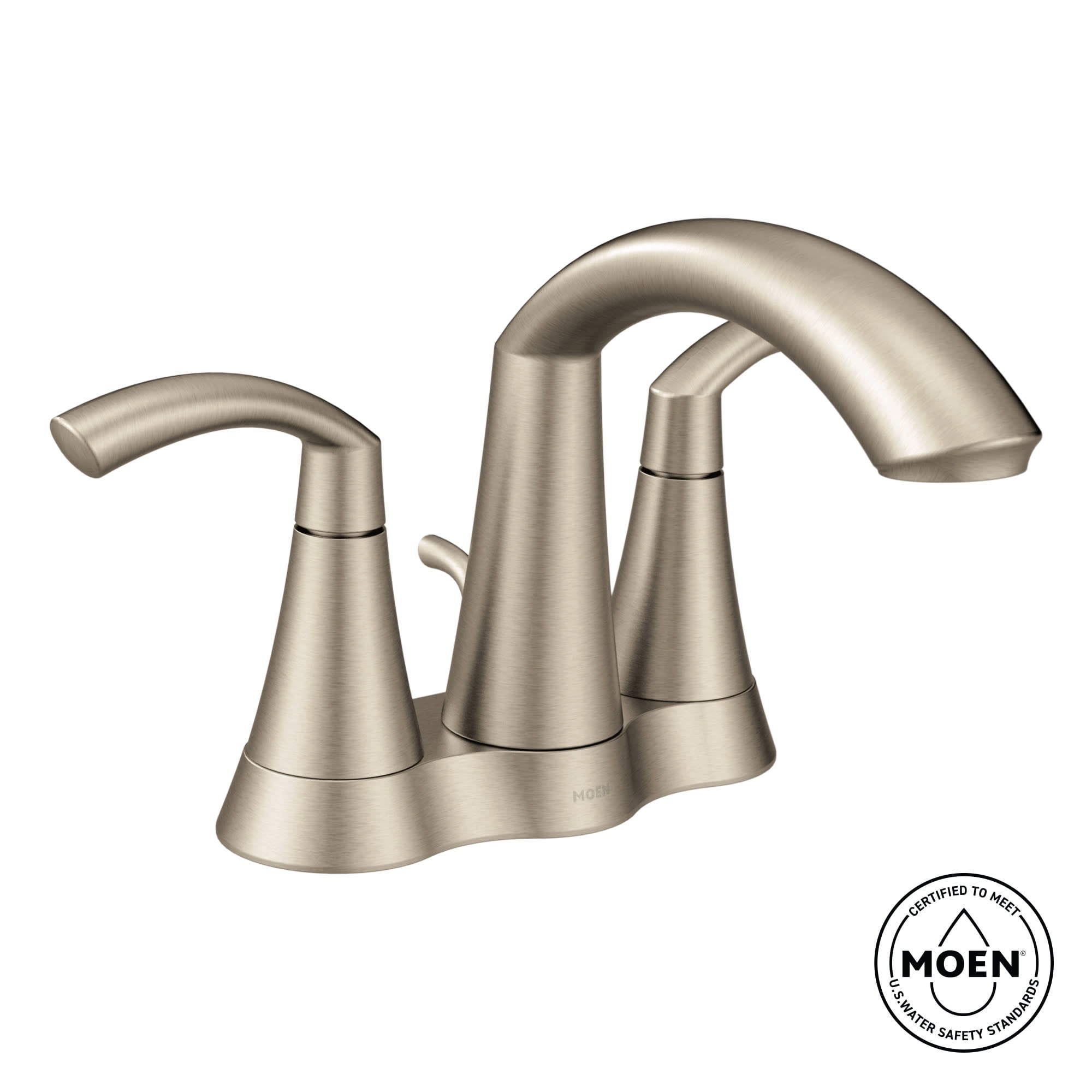 Moen 6172 Glyde 1.2 GPM Centerset Bathroom Faucet - Bronze