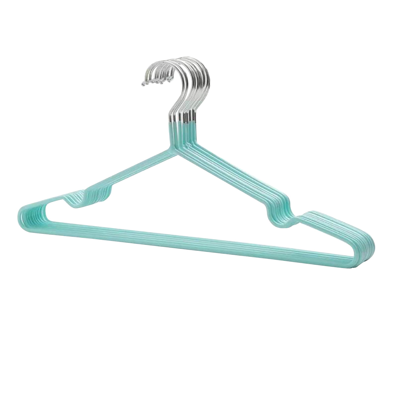 MINT Velvet/Silver Hook Clothes Hanger Suit Hangers Non Slip Coat Hangers 