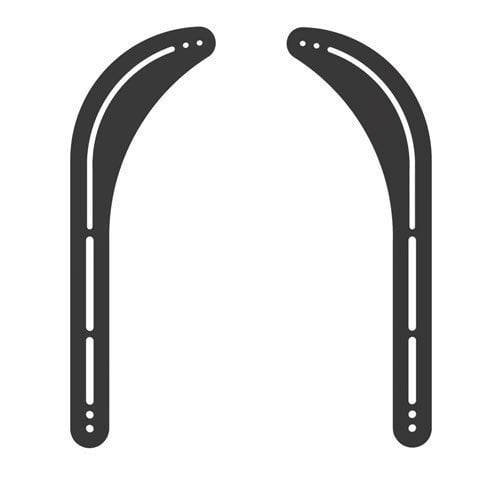 Impact Mounts Universal Steel Sound bar Soundbar Speaker Bracket Mount Above Below TV