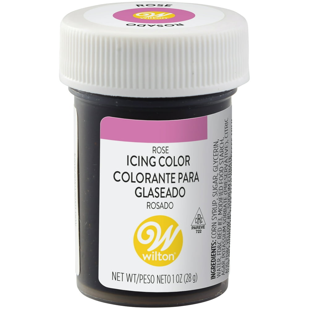 Wilton Rose Icing Colors Pink Food Coloring, 1 oz.