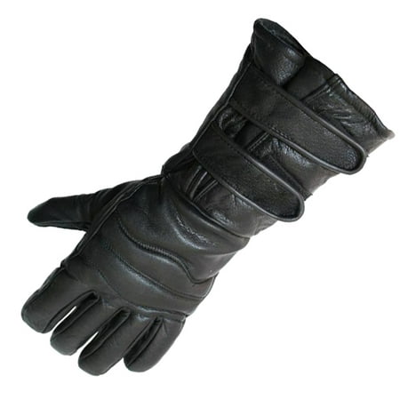 H2o Motorcycle Gloves - Perrini Motorcycle Gloves Winter Riding Leather Biker Leather Gloves New