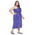 thumbnail image 4 of Oussum Robe Tube Courte pour Femmes Sans Manches, Robes d'Été, Bleu, 4 of 7