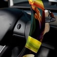 thumbnail image 5 of Frog Car Wheel Covers Steering Wheel Covers Steering Wheel Cover 14.5 Inch Printing PVC Leather Auto Accessories, 5 of 6