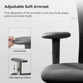 thumbnail image 5 of SIHOO M18 Mesh Ergonomic Office Chair with Adjustable Lumbar Support, High Back, Black, 5 of 14