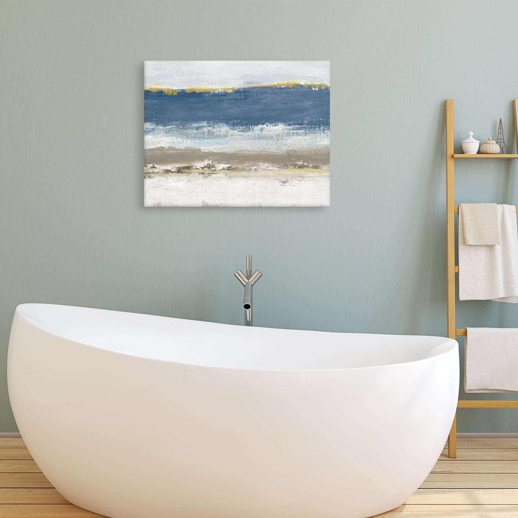 Blue Skies by Janet Tava Canvas Art Print