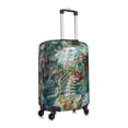 thumbnail image 3 of Fotbe Vintage Print Island Skull Luggage Cover Protector,Suitcase Protector,Scratch and Dirt Resistant,Fits 18-32 Inch Luggage-Small, 3 of 9