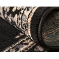 thumbnail image 4 of Rugs.com Amaya Collection Rug – 8 Ft Runner Black Medium Rug Perfect For Hallways, Entryways, 4 of 7