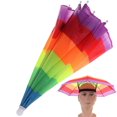 thumbnail image 1 of 1PC Foldable Fishing Umbrella Hat Cap Headwear Umbrella Anti-Sun Hat With Strap, 1 of 6